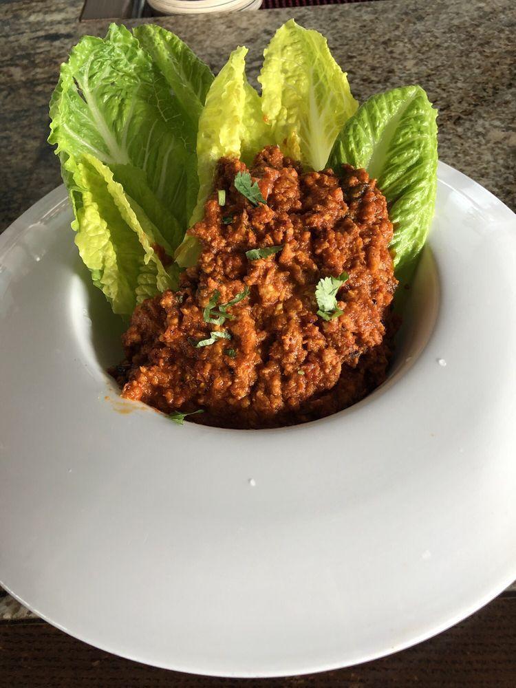 Chicken Lettuce Wrap · Spiced ground chicken with soy sauce served with lettuce