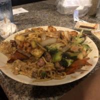 Hibachi Steak and Shrimp Combo Dinner · 
