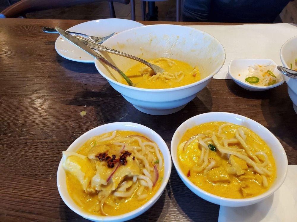 Chicken Coconut Noodle Soup · 