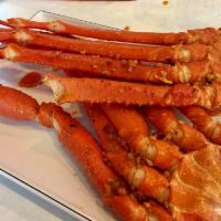 Snow Crab Legs · Price is per pound! Tossed in a bag with your choice of seasoning and spice level. Includes ...