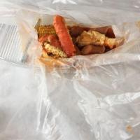 King Crab Legs · Price is per pound! Tossed in a bag with your choice of seasoning and spice level. Includes ...