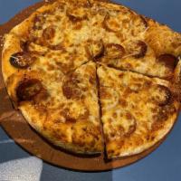 Sausage Pepperoni Pizza · 