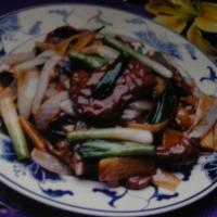 Mongolian Beef with Scallions · 