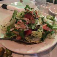 Chicken Over Fatoush Salad · 