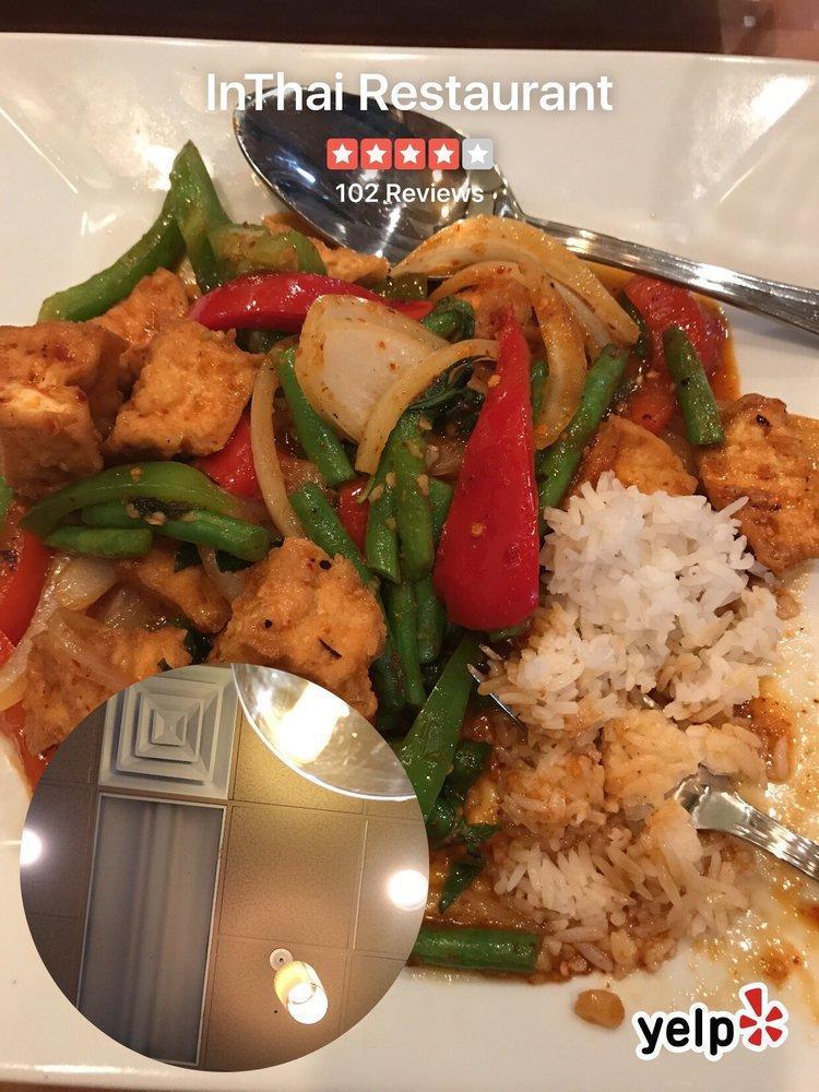 Spicy Basil · Sauteed ground meat with bell peppers, green beans, onions and basil in hot chili sauce. Served with jasmine rice.