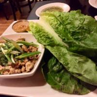 Thai Chicken Lettuce Wraps · 