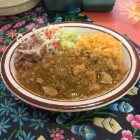 Chile Verde Burrito · 