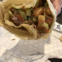 Carnitas Burrito · Carnitas, guacamole, & pico de gallo