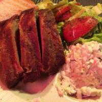 Rib Plates · Comes with Baked Potato, or 2 side orders