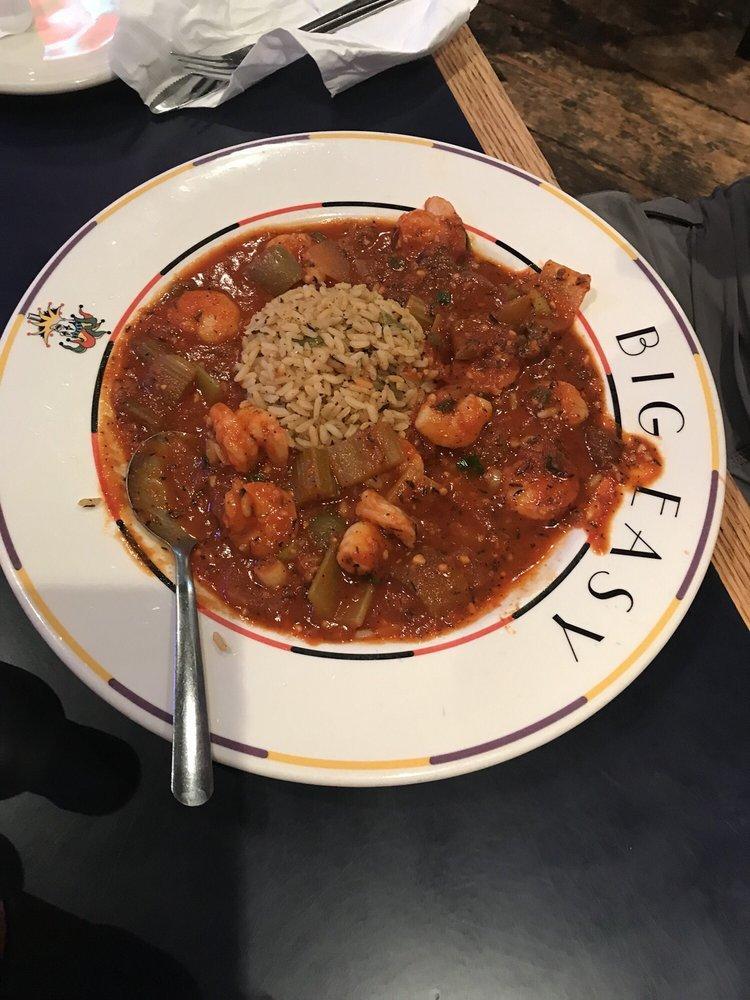 Jambalaya · Spicy. A Cajun staple. Andouille sausage, beef tenderloin and Tasso slow-cooked with dirty rice and Creole tomato sauce.