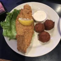 Fried Catfish · “Delicious, flaky, and golden brown”, is how we’d describe our 
catfish after we season it a...