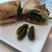 Brie and Prosciutto Sandwich · 