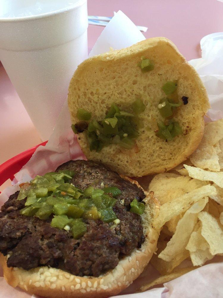 Green Chile Burger · 