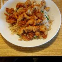 Crispy Chicken Fried Rice · 
