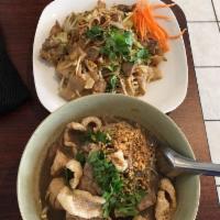 Nam Tok Noodle Soup · 