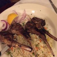 Baby Lamb Chops · Chargrilled. Gluten-free.