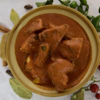 Chicken Tikka Masala · Chicken breast meat grilled and cooked with creamy tomato sauce.