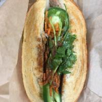Grilled Chicken Banh Mi Sandwich · 