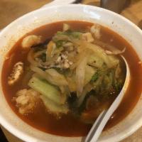 Spicy Seafood Noodle Soup · 