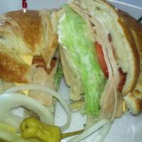 Turkey Club & Bacon Sandwich · 