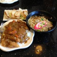 Deep Fried Gyoza Curry Rice · 