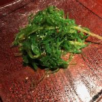 Seaweed Salad · Marinated seaweed with sesame oil and seed.