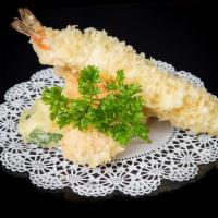 Shrimp Tempura · 5 pieces shrimp with vegetables.