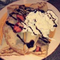 Strawberry Banana Crepe · 