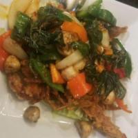 Spicy Basil Soft Shell Crabs · 