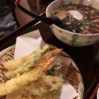 Tempura Udon · Cold or hot. Noodle with tempura.