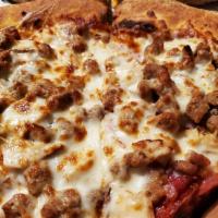Meat Lovers Special Pizza · Pepperoni, salami, canadian bacon, marinated chicken and sausage.