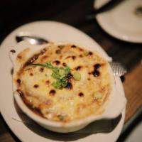 Crock of French Onion Soup · 