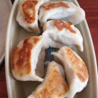 Pan-fried Pork Dumplings · 