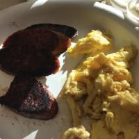 Vienna Sausage and Eggs Breakfast · 