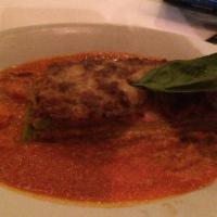 Lasagna · Home-style with soft, green spinach pasta, beef ragout, and Bechamel sauce. In