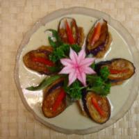 Shrimp Stuffed Eggplant · 