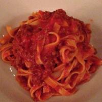 Fettuccine Bolognese · 