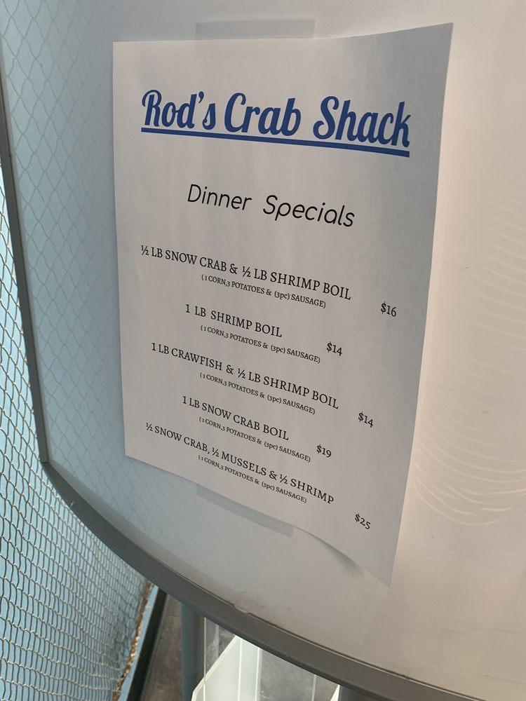 Rod's Crab Shack · Seafood · Wings