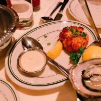 Colossal Lump Crab Cakes · Two Crab Cakes, Served With Joe's Mustard Sauce