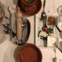 Dizi · Traditional Persian dish lamb, chickpeas, potato, and tomato sauce.