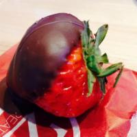 Chocolate Dipped Strawberry · Hand dipped in Belgian milk chocolate.