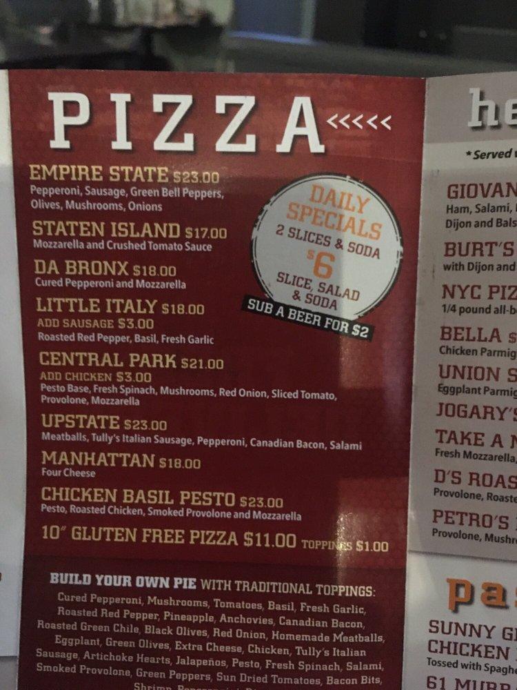JC's New York Pizza Dept · Calzones · American · Italian · Pizza