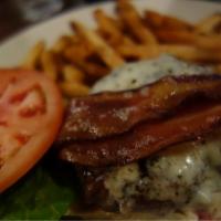 Bacon Blue Cheese Burger · 