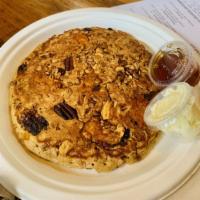 Fancy Cakes · Buttonwood Farm sweet potato and house made organic granola baked in our organic pancake bat...