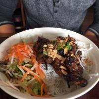 Grilled Marinated Pork Vermicelli Bowl · 