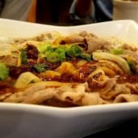 Dry Cooked Lamb Noodles · 