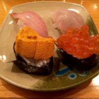 Salmon Roe Sushi · Fish egg.