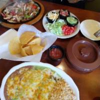 Veggie Enchilada Plate · 