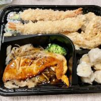 Salmon Bento Box · 