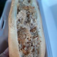 The Orginal Chicken Cheesesteak · Cheese and grilled onion.